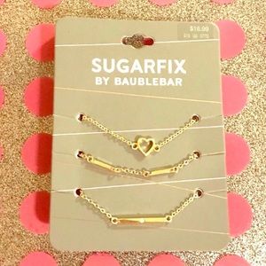 SUGARFIX Gold Chokers NWT • Set of 3 • Very Cute!